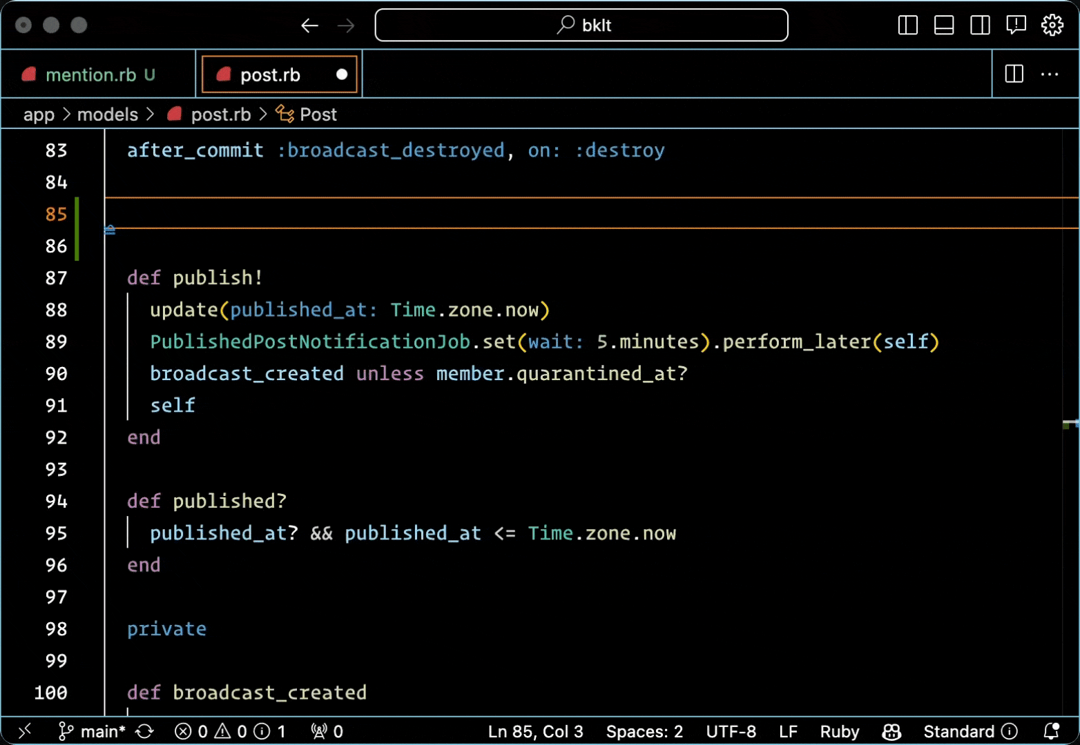 Demo of using AI to write code in Cursor