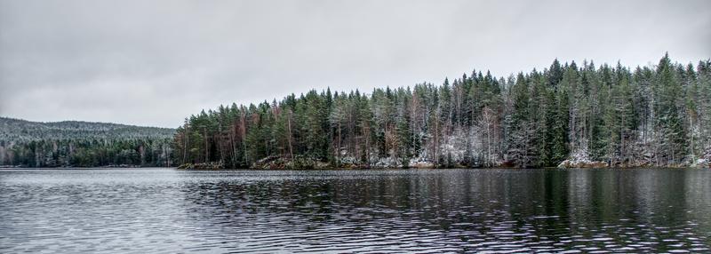 Lake Nøkkelvann in Oslo, Norway